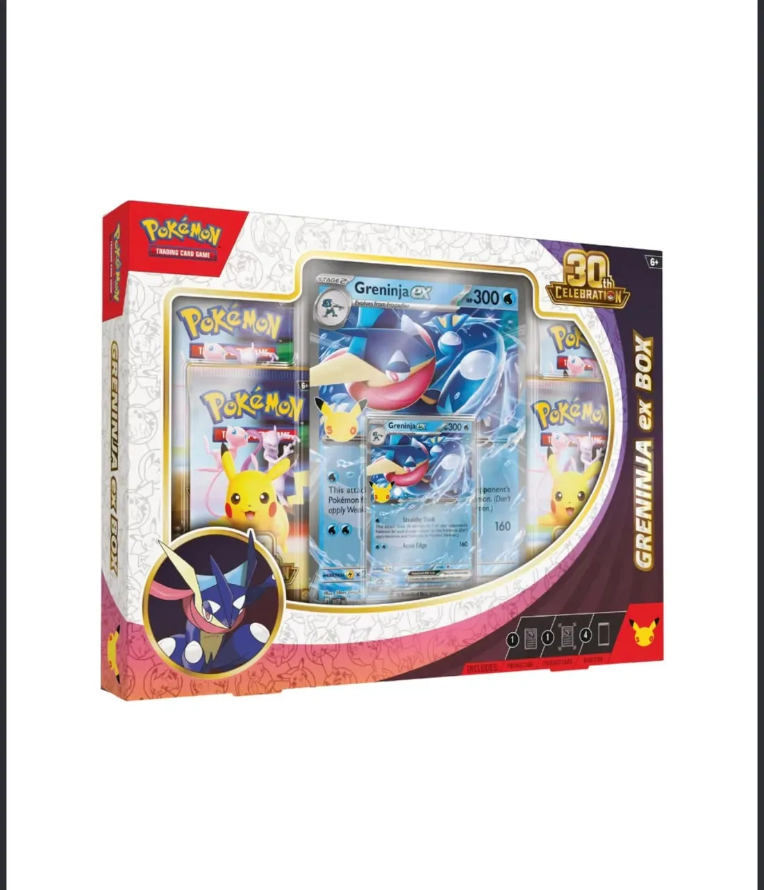 30th Celebration Greninja ex Box — Japanese trading card product