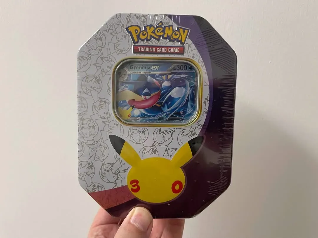 30th Celebration Greninja Mini Tin — Japanese trading card product