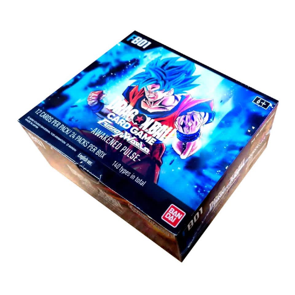 Dragon Ball Super Card Game Fusion World Booster Box FB01 "Awakened Pulse" (English) — Japanese trading card product