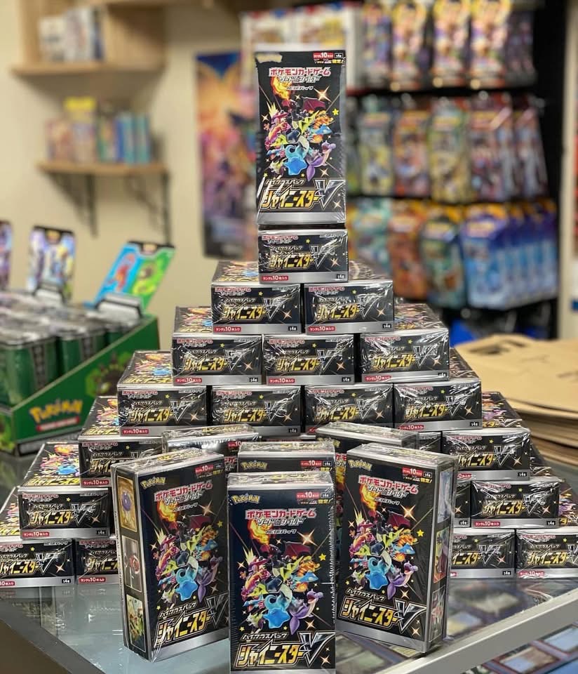 Pokémon TCG Japanese Sword & Shield Shiny Star V Booster Box — Japanese trading card product