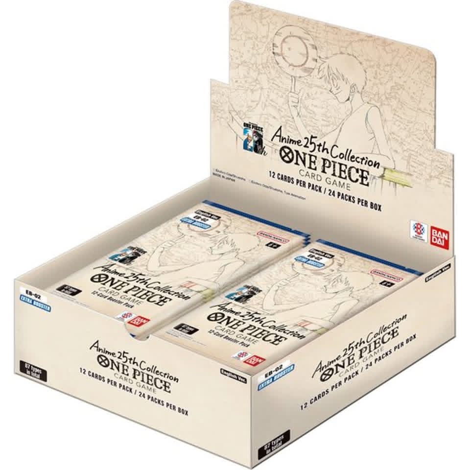 One Piece Card Game: Anime 25th Collection Extra Booster Box EB-02 (English)⁠ — Japanese trading card product