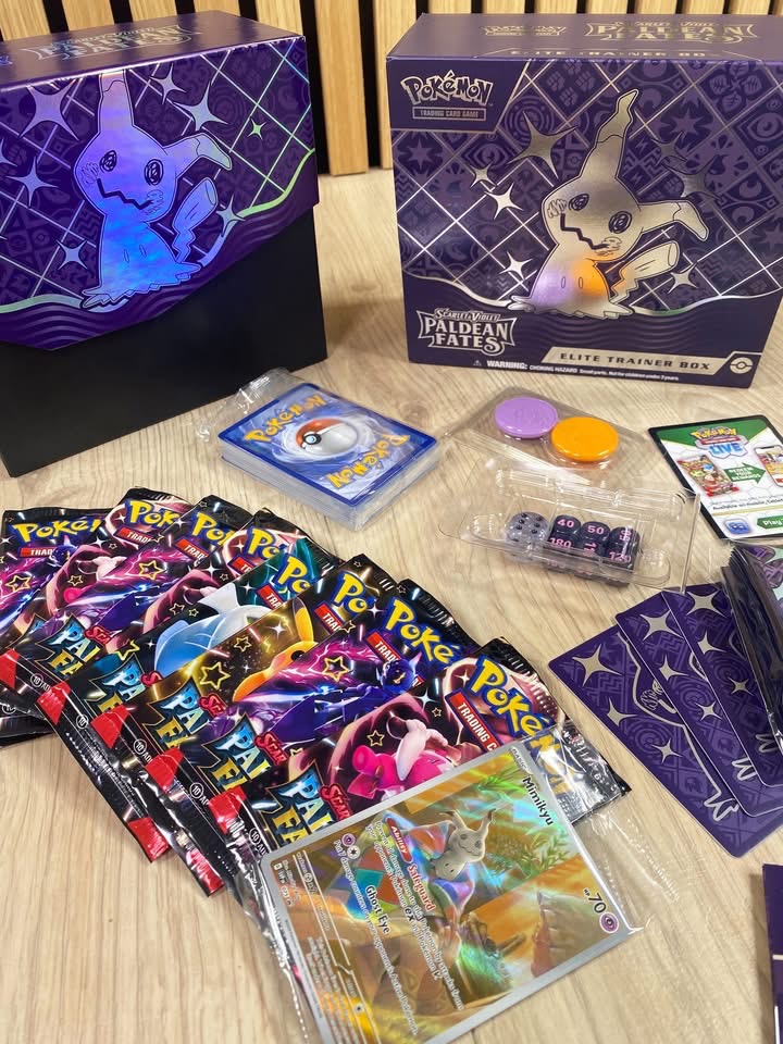 Pokemon TCG Scarlet & Violet Paldean Fates Elite Trainer Box (Sealed) — Japanese trading card product