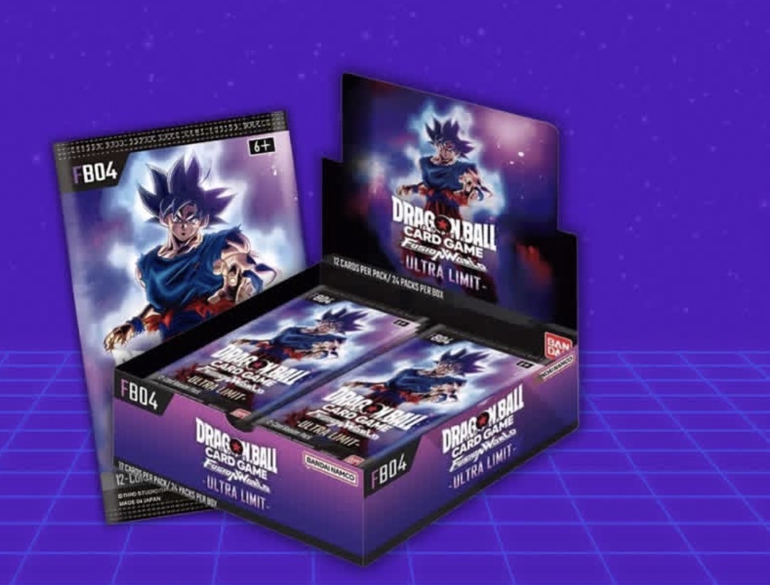 Dragon Ball Super Card Game Fusion World Booster Box FB04 "Ultra Limit" (English)⁠ — Japanese trading card product