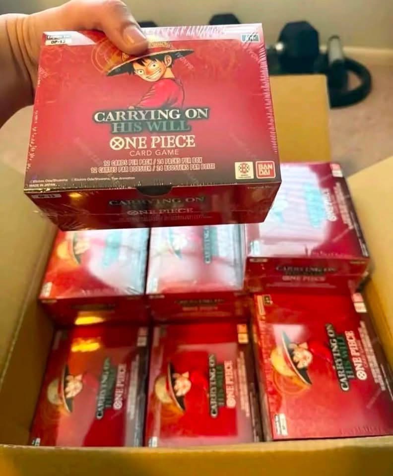 One Piece Card Game OP13 Carrying On His Will Booster Box — Japanese trading card product