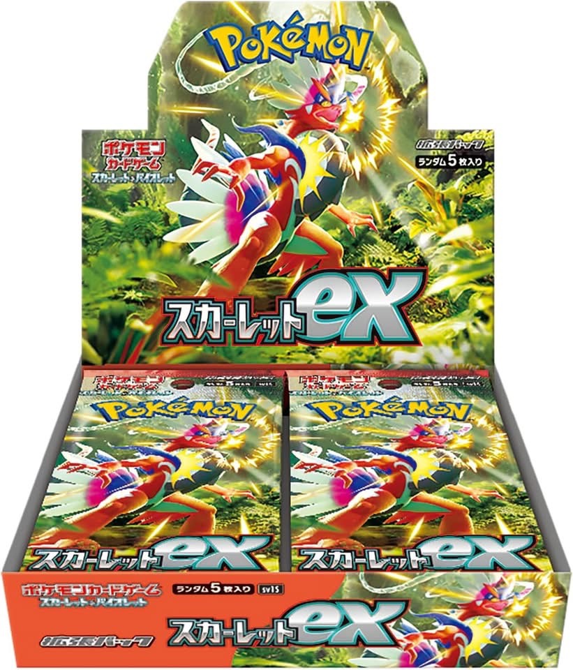 Pokémon TCG Japanese SV1S Scarlet ex Booster Box — Japanese trading card product