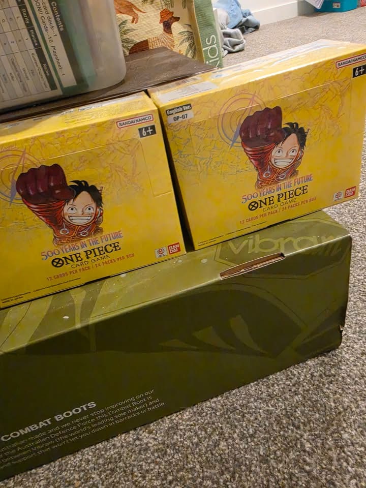 One Piece Card Game OP07 500 Years in the Future Booster Box — Japanese trading card product