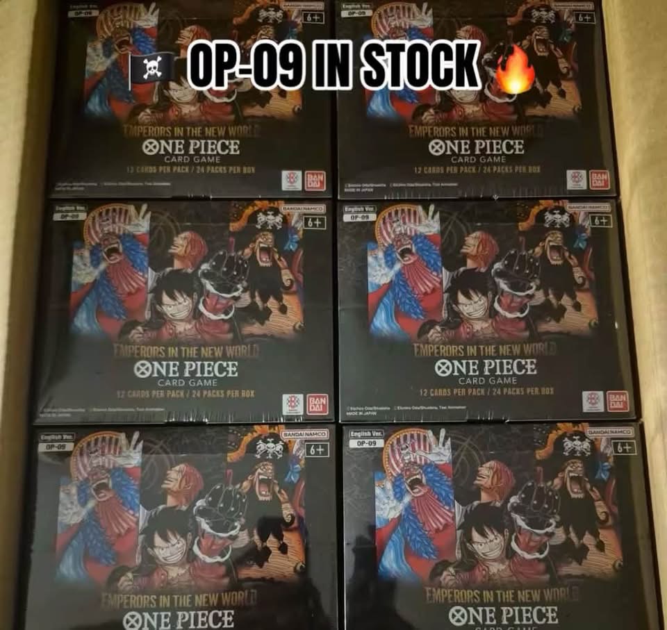 Korean One Piece TCG OP-09 Emperors in the New World Booster Box — Japanese trading card product
