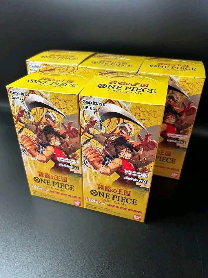 One Piece Card Game OP04 Kingdoms of Intrigue Booster Box (Japanese Edition) — Japanese trading card product