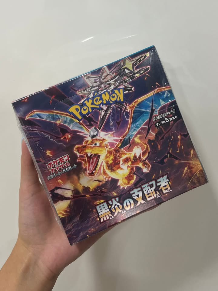 Pokémon TCG Japanese Ruler of the Black Flame Booster Box (sv3) — Japanese trading card product