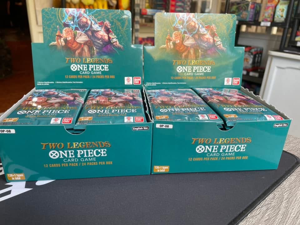 Korean One Piece TCG OP-08 Two Legends Booster Box — Japanese trading card product