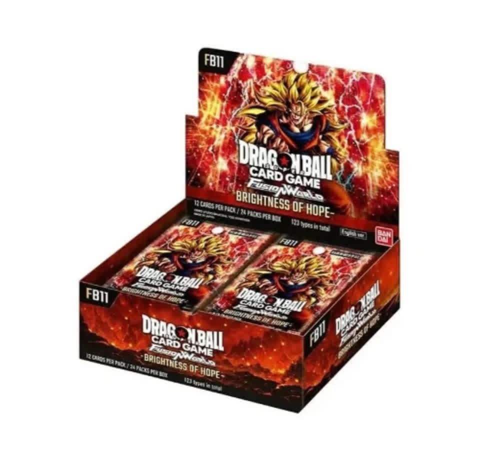 Dragon Ball Super Card Game Fusion World Booster Box FB11 "Brightness of Hope" (English) — Japanese trading card product