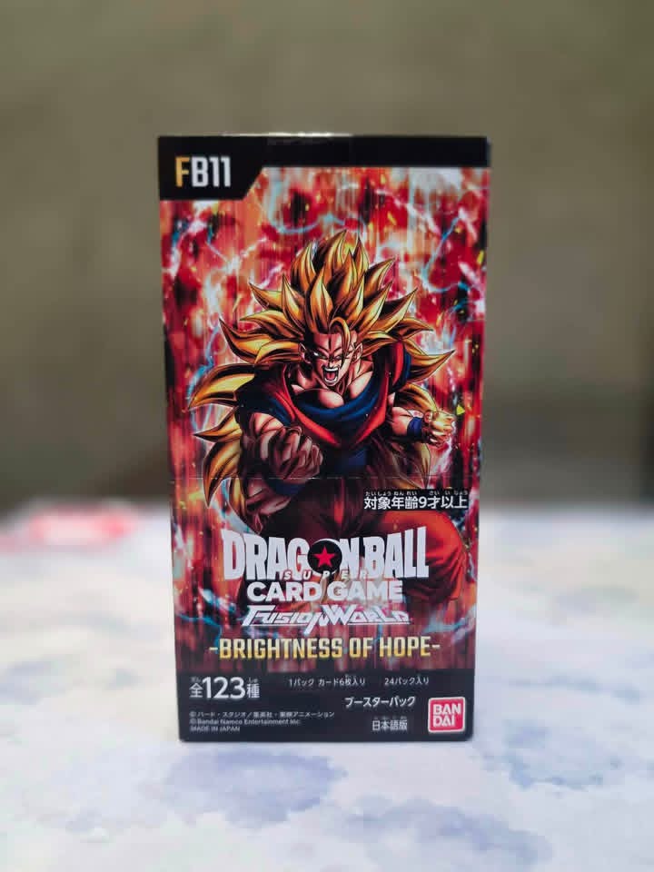 Dragon Ball Super Card Game Fusion World Booster Box FB11 "Brightness of Hope" (Japanese) — Japanese trading card product